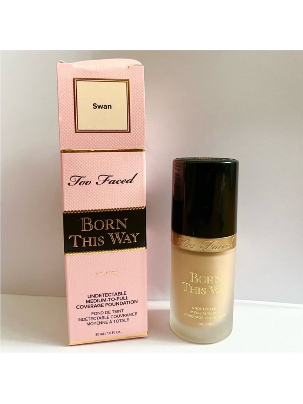 Too Faced Born This Way Oil Free Foundation 1 oz / 30 ml #Swan